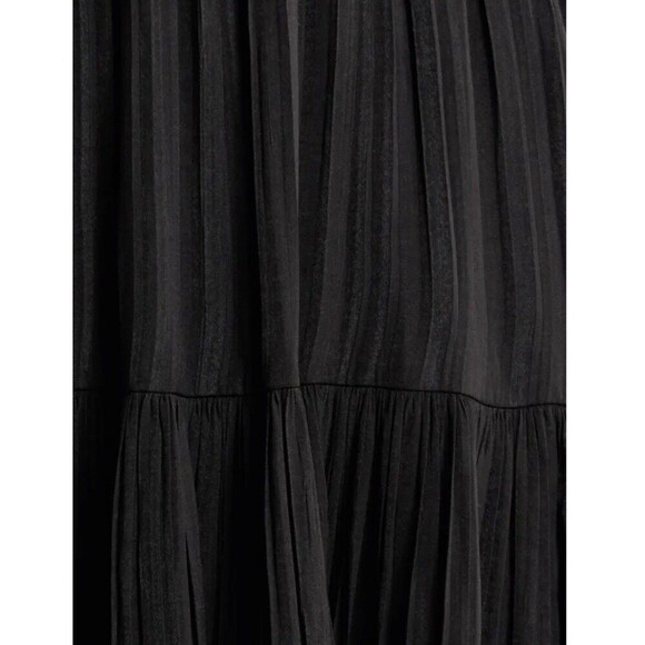 MOON RIVER Plissé Midi Dress Size XS Black NEW Pleated Goddess Party Tuckernuck - Picture 5 of 15